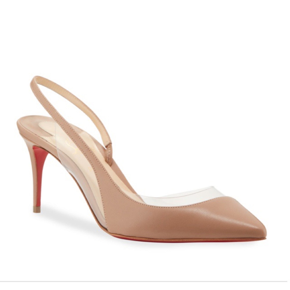 NWT Christian Louboutin Optisexy Slingback Heels